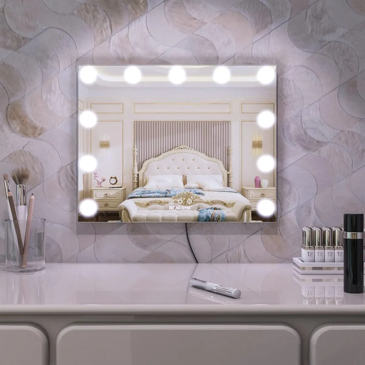 19x16 Vanity Mirror with Lights Hollywood - Image 4