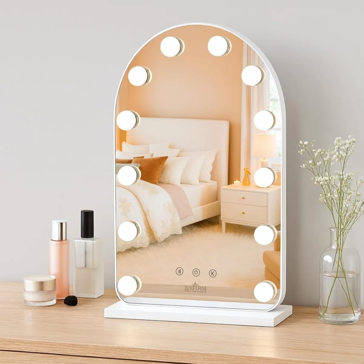 Vanity Mirror with Lights Dressing Table Lighted - Image 1