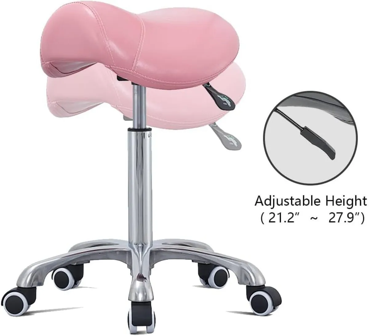 Saddle Stool Massage Rolling Work Chair For - Image 4