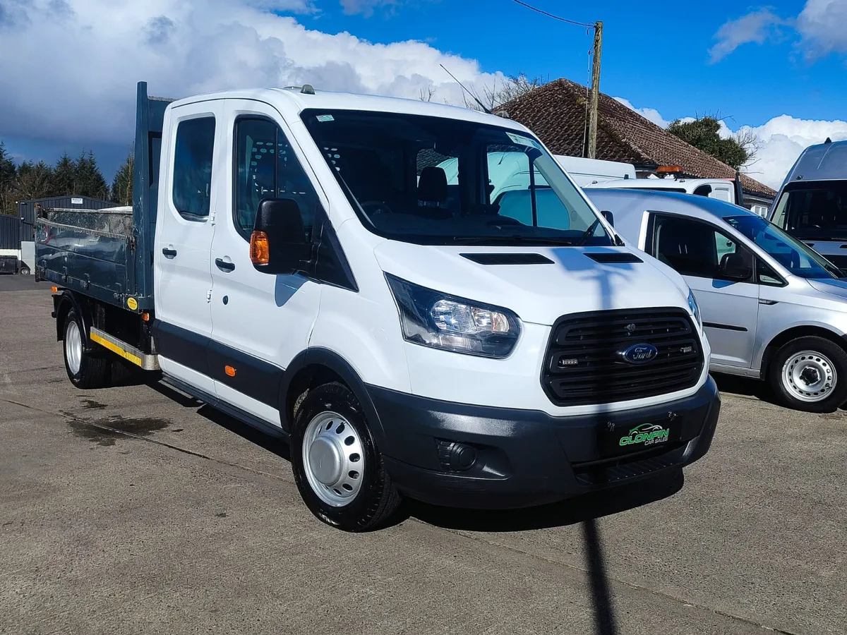 FORD TRANSIT 2017 CREWCAB TIPPER - Image 1