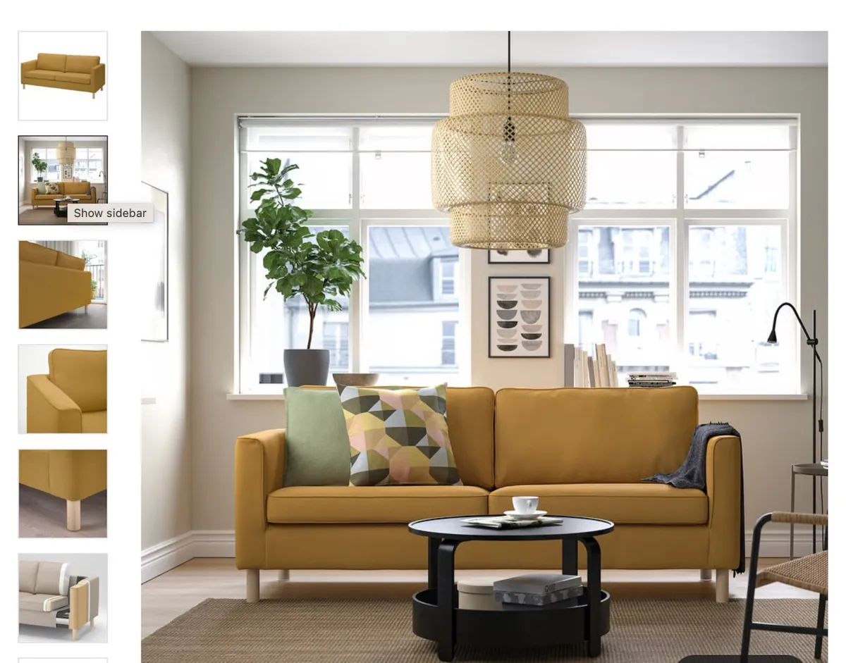 Ikea Parup 3 Seater Couch Cover - Image 2