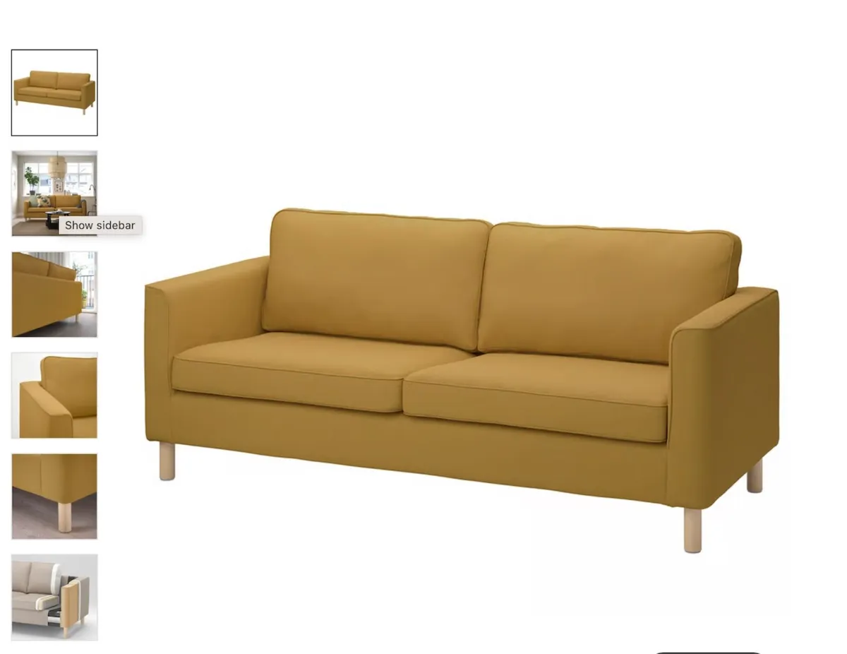 Ikea Parup 3 Seater Couch Cover - Image 1