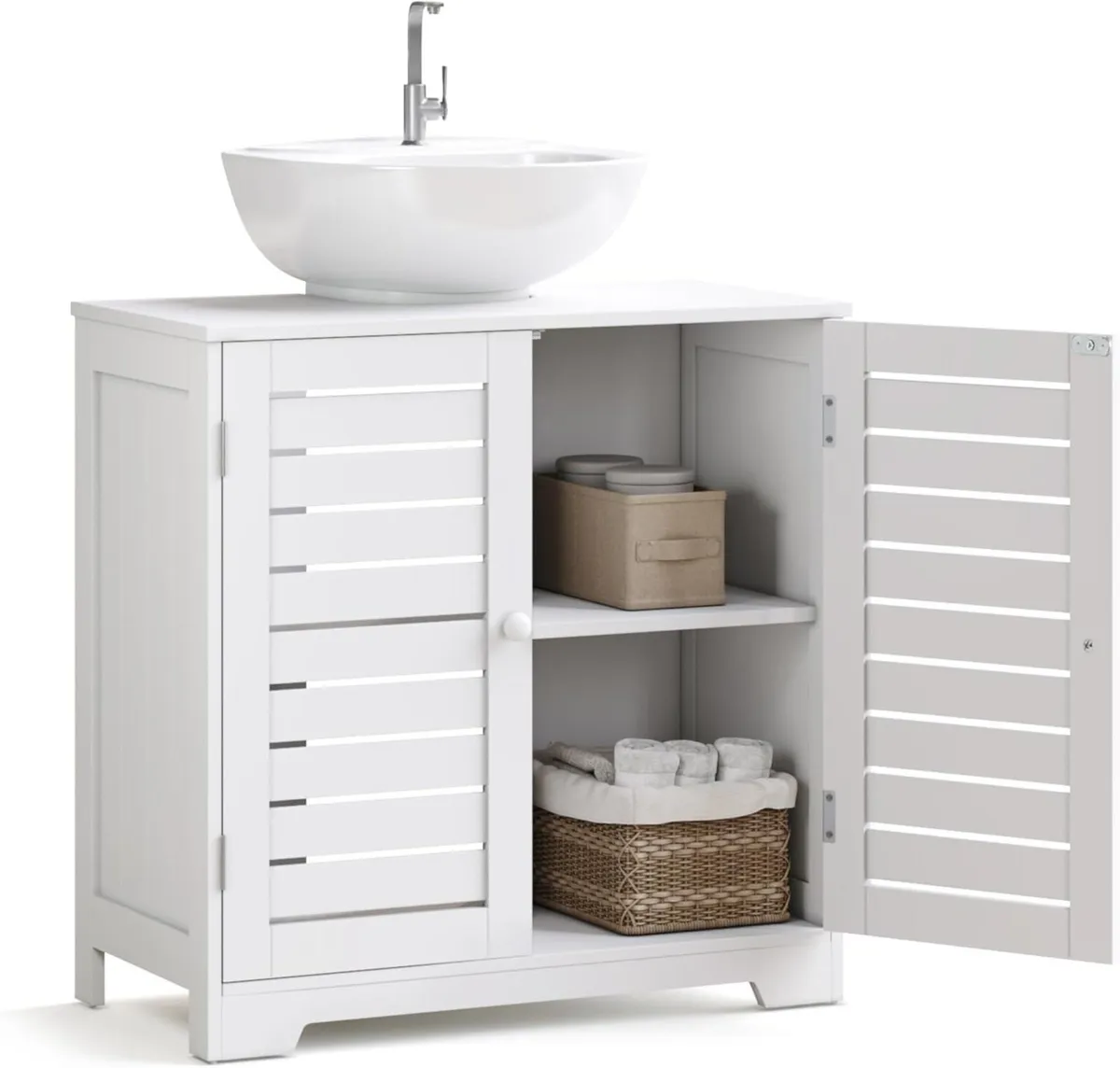 Under Sink Cabinet Wooden Freestanding Bathroom - Image 4