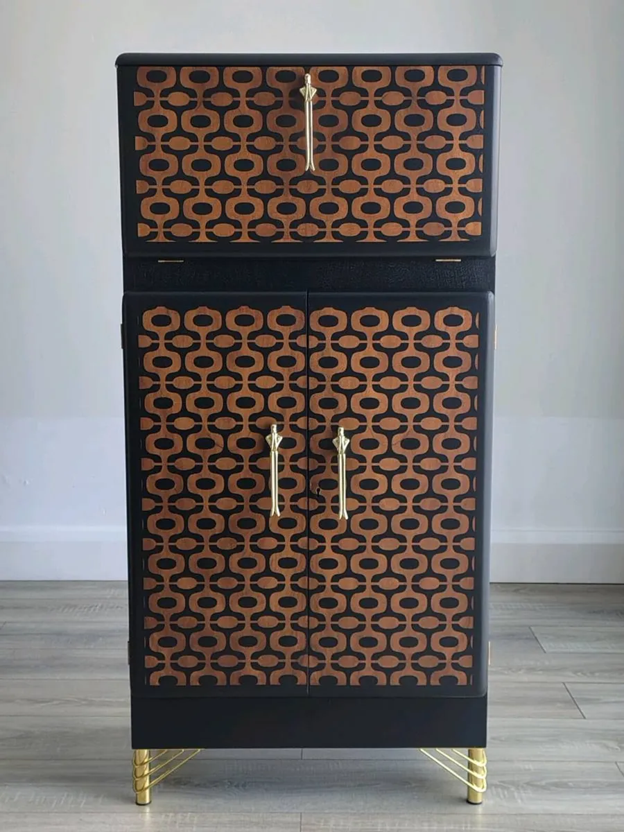 Art deco cocktail cabinet/ bar - Image 2