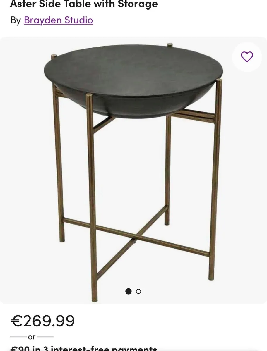 Side table with storage - Image 3