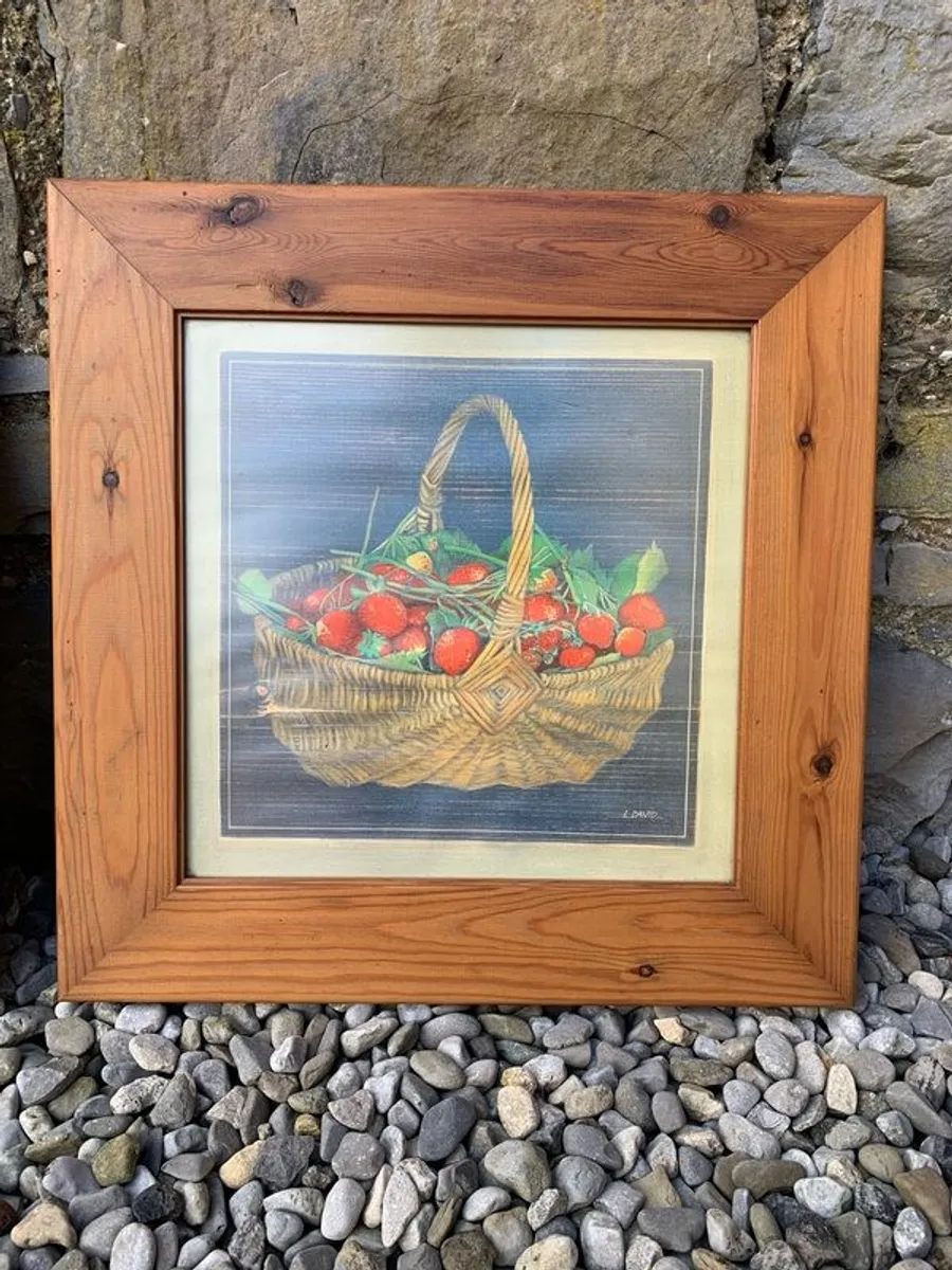 Set of 3 Country Kitchen Framed Prints. - Image 4