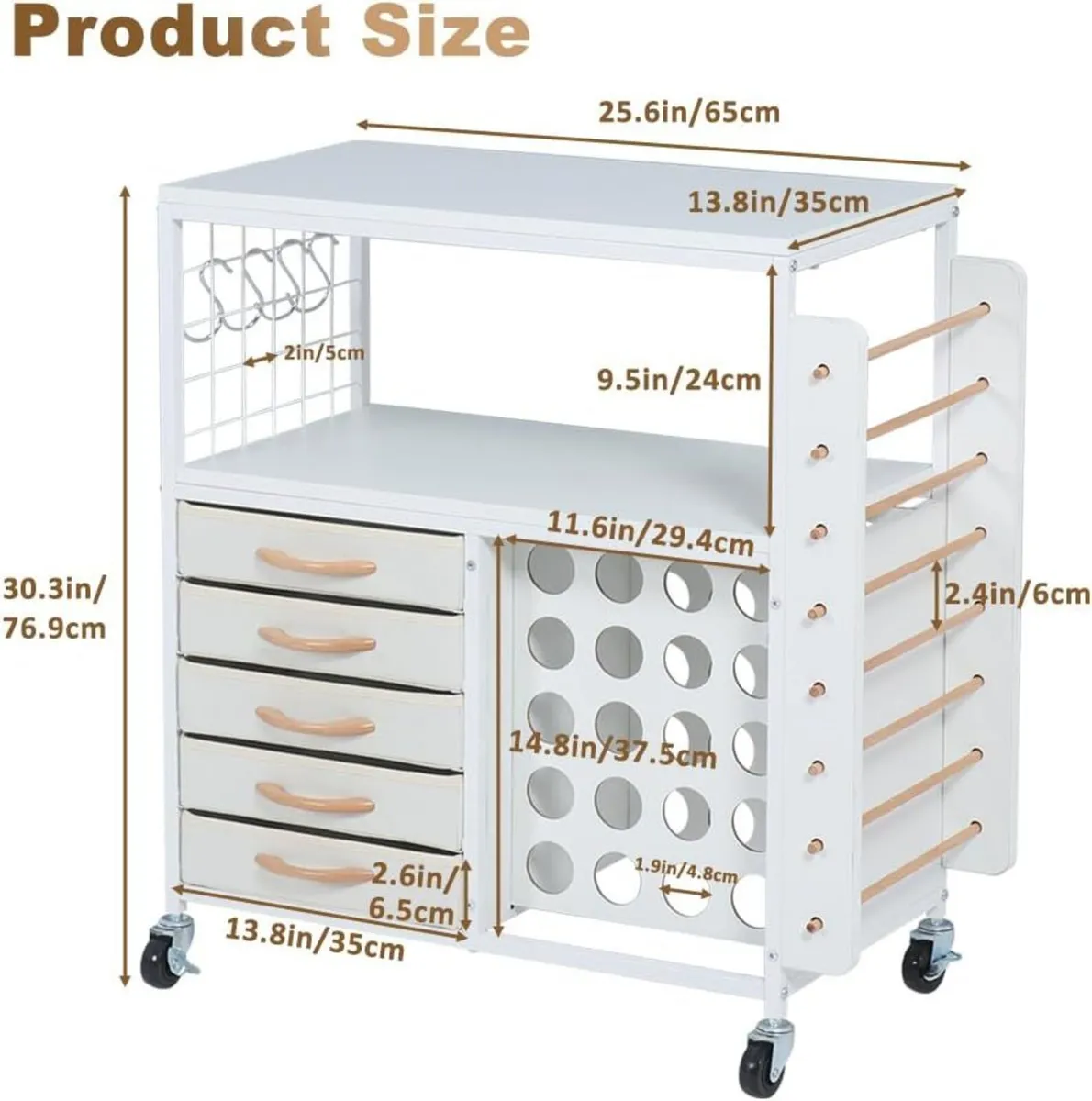Organization and Storage Craft Table for Cricut - Image 3