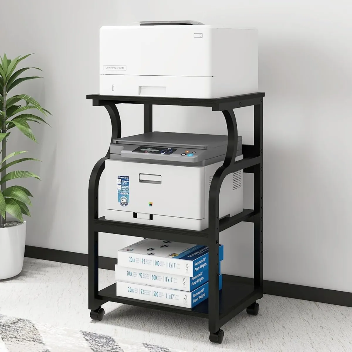 50x40x73cm Large Printer Stand Table Storage Unit - Image 1