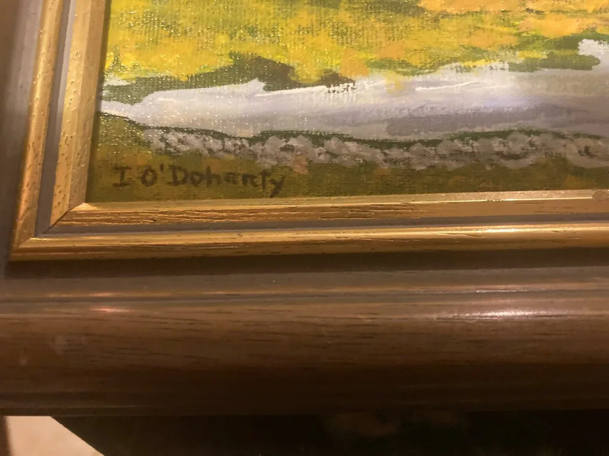 Mount Errigal Donegal oil painting free postage - Image 2