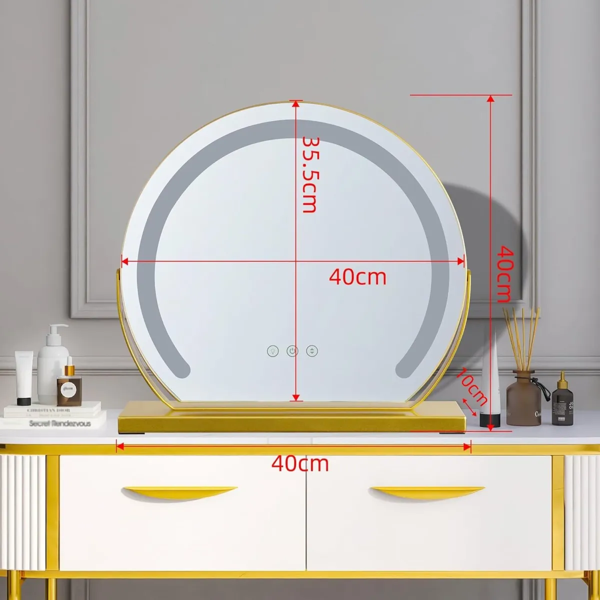 Vanity Mirror with Lights 15.74 Inch 360degrees - Image 2