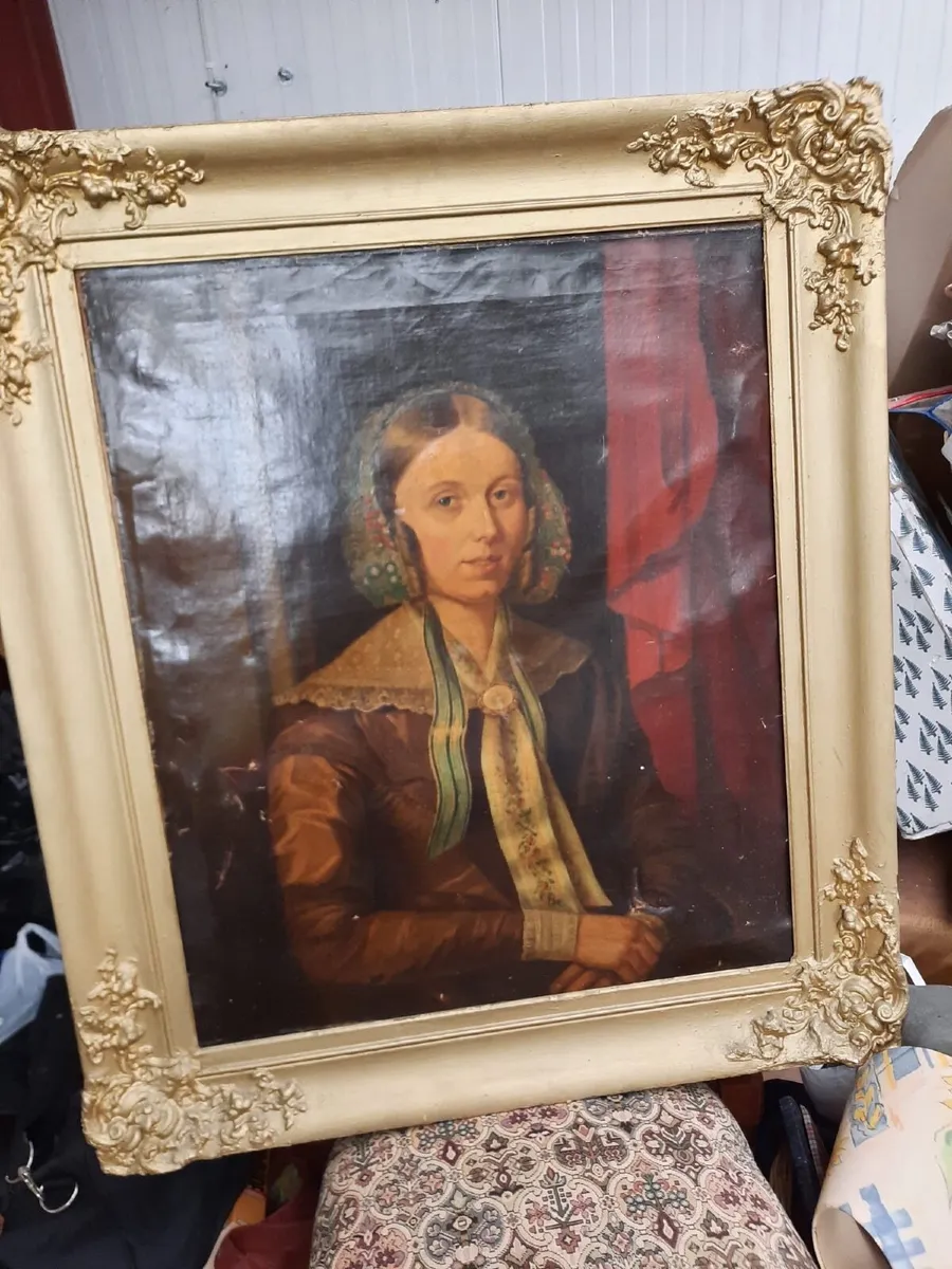 Pair of antique pictures - Image 1