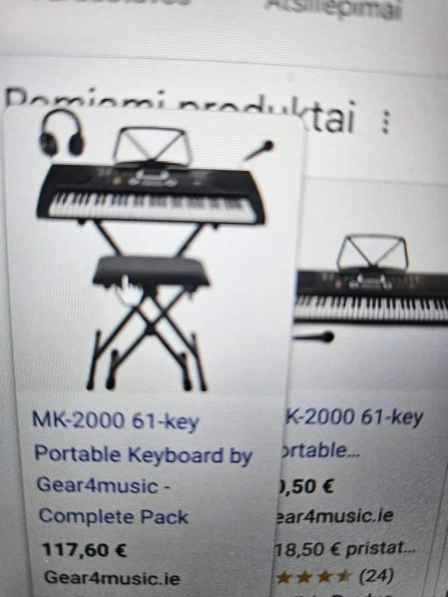 Portable keyboard by Gear4music MK-2000 - Image 1