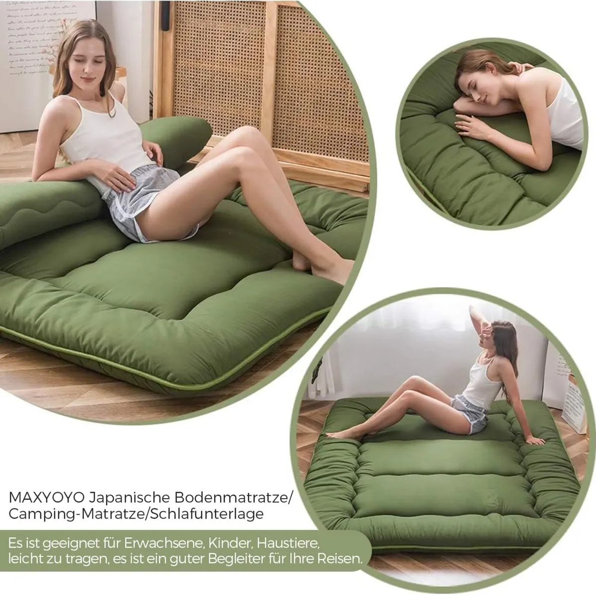 Japanese Floor Mattress Futon Thicken Tatami Mat - Image 3