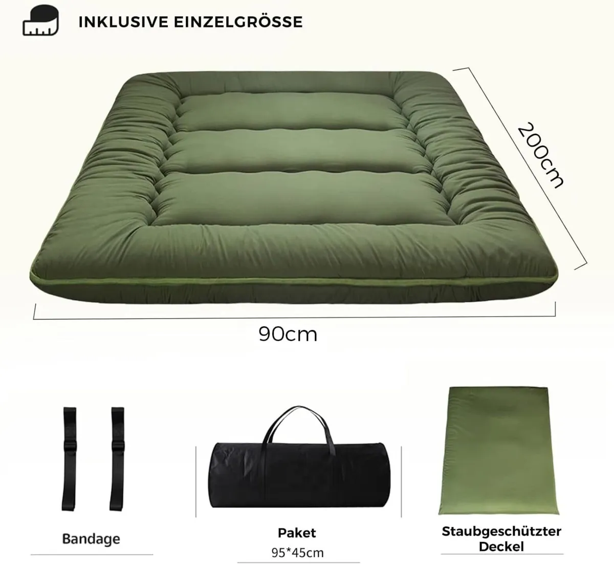 Japanese Floor Mattress Futon Thicken Tatami Mat - Image 4