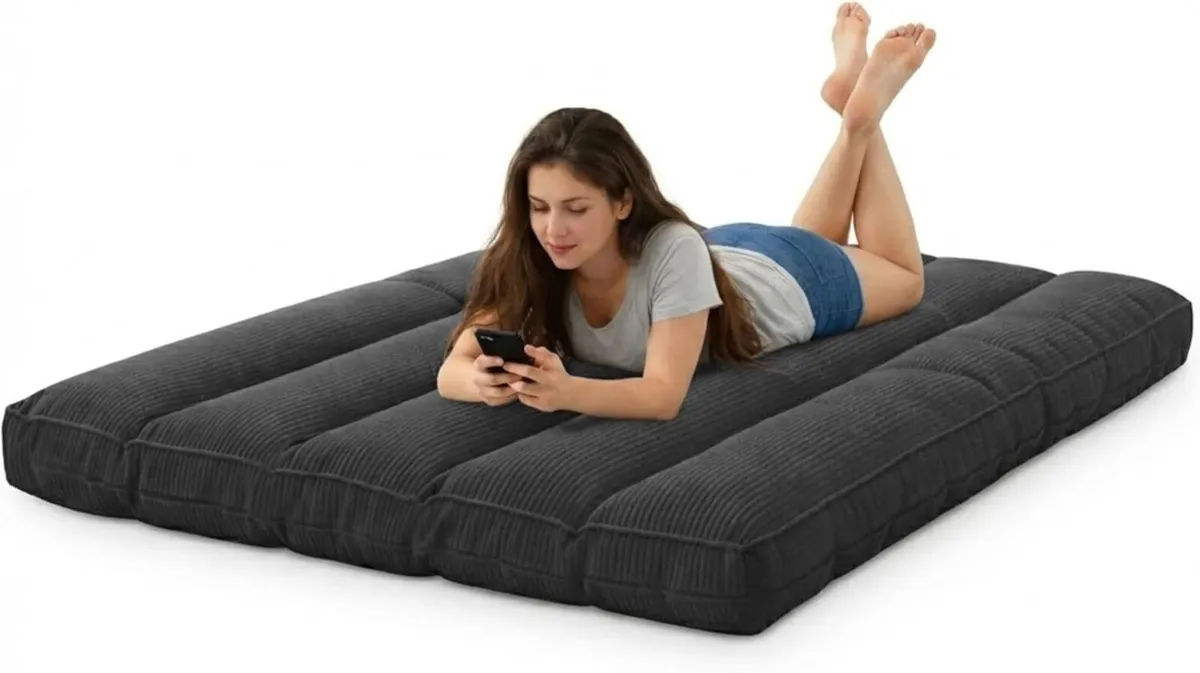 Futon Mattress Double Thick Comfortable Made in - Image 1