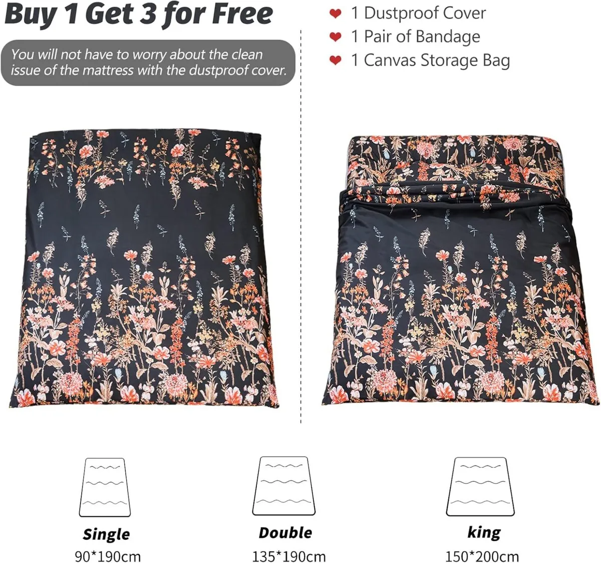 Japanese Floor Futon Mattress Thicken Tatami Mat - Image 2