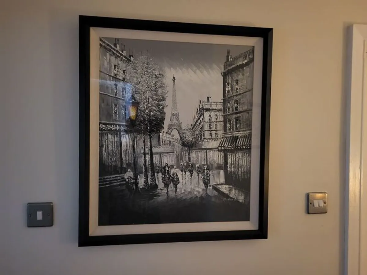 Eiffel tower painting - Image 1