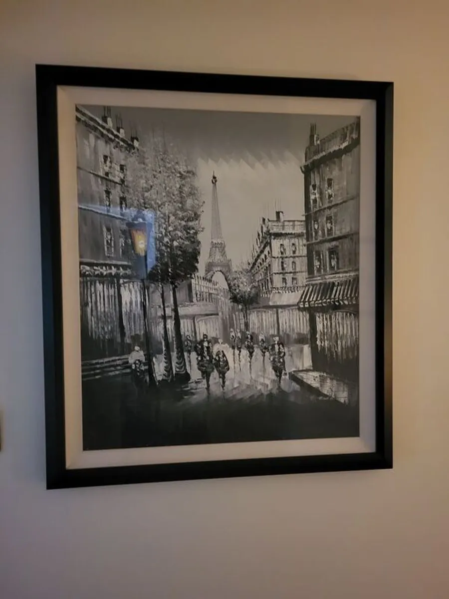 Eiffel tower painting - Image 2