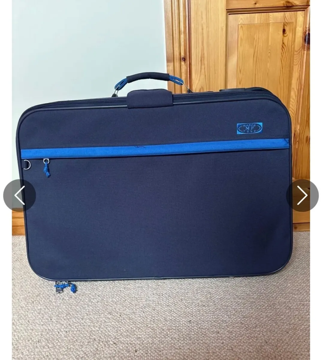 Navy Blue Suitcase - Image 1