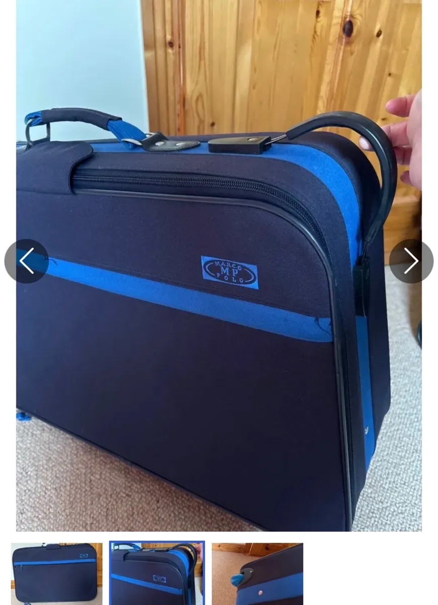 Navy Blue Suitcase - Image 2