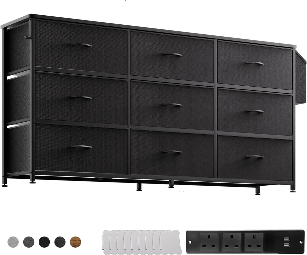 Fabric Chest of Drawers - Large TV Stand for - Image 1
