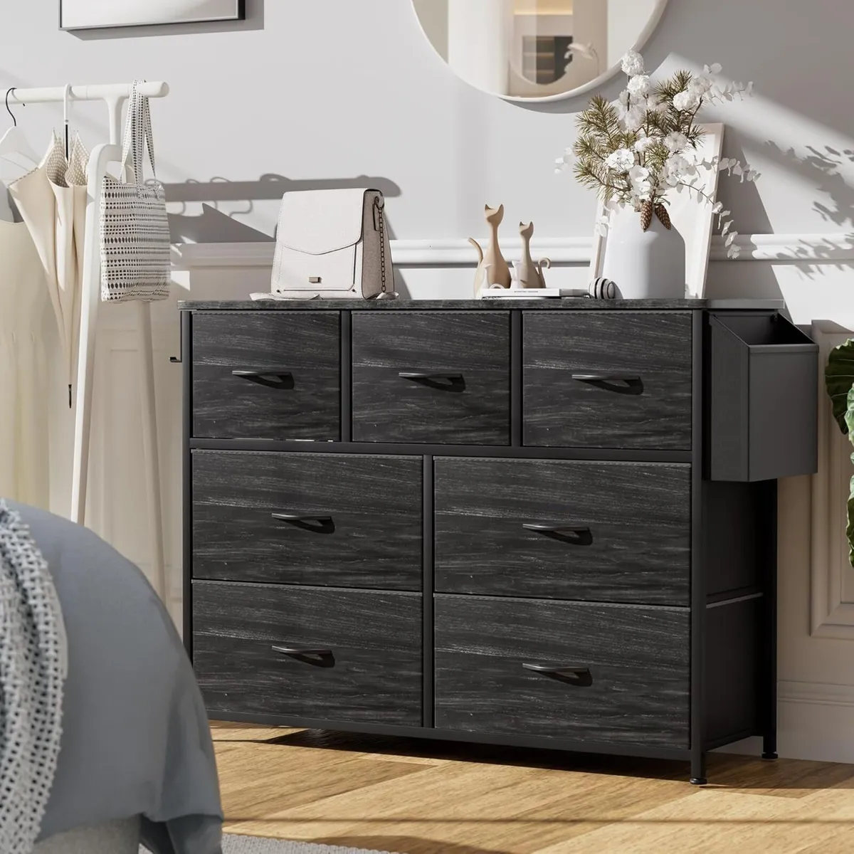 Fabric Chest of Drawers - Canvas Storage Unit - Image 2