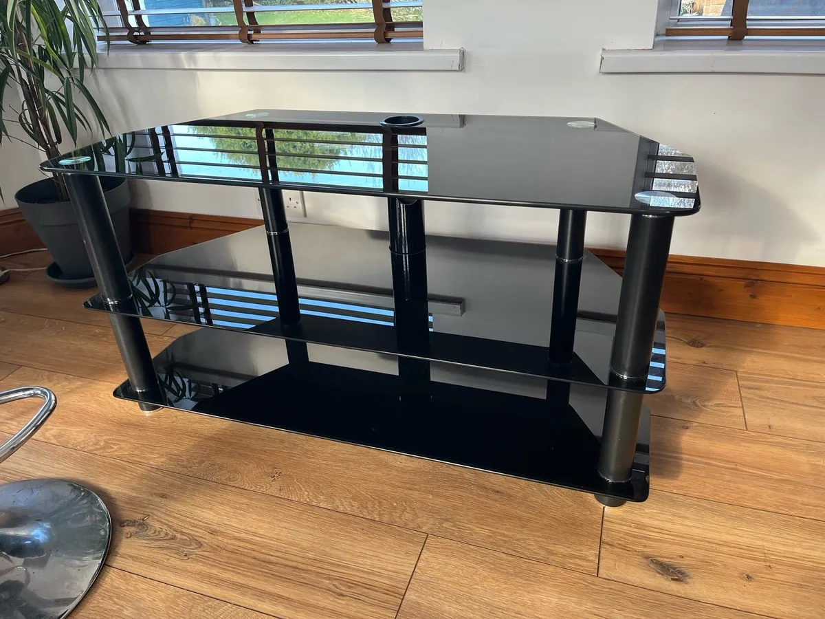 TV Stand plus 2 Bar Stools. - Image 1