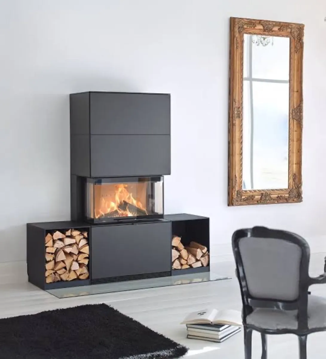 Contura I51 insert black steel ex-display - Image 1