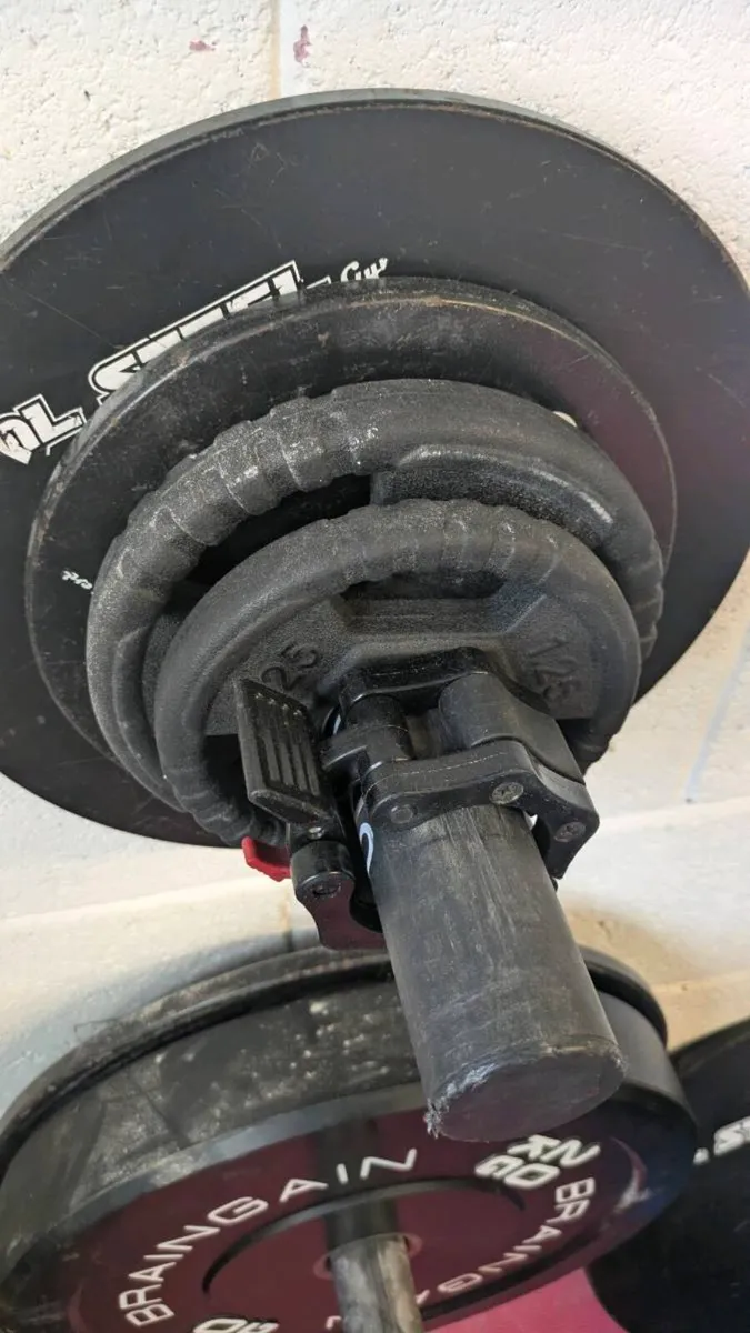 Gym Equipment - Squat Rack - Dumbbells - Barbell - Image 3