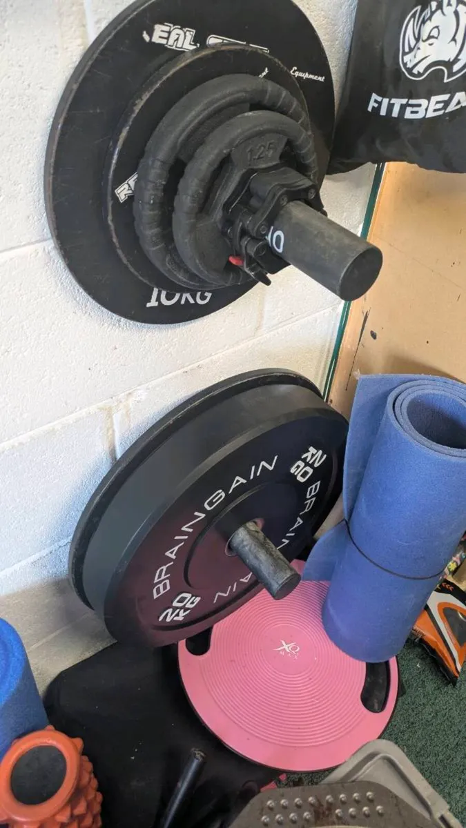 Gym Equipment - Squat Rack - Dumbbells - Barbell - Image 4