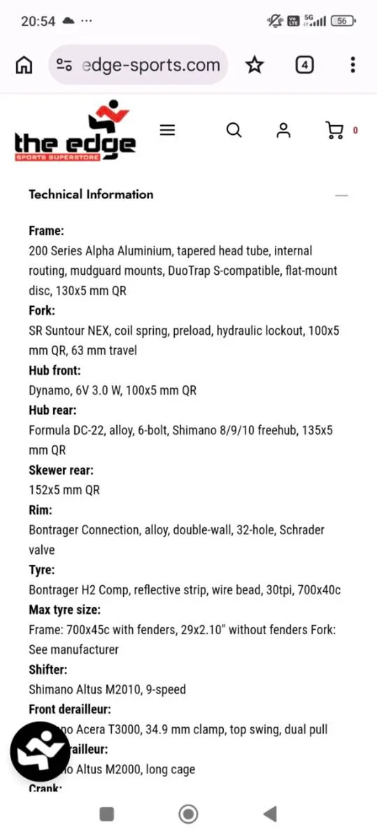 Trek Dual Sport 2 size M - Image 2