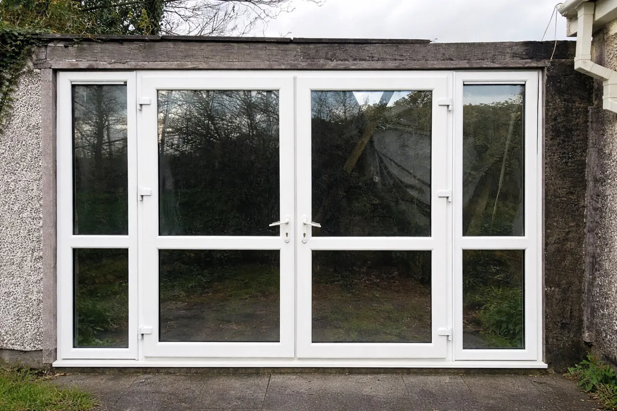 Custom Garage uPVC Door Entrance