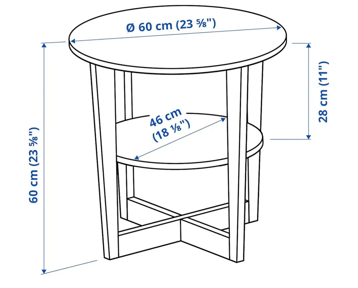 Round Side table x2 - Image 4
