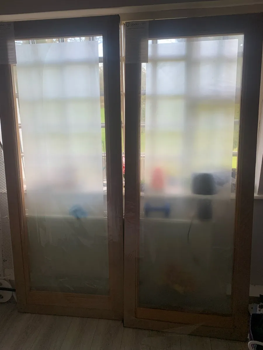 Five new oak doors - Image 2
