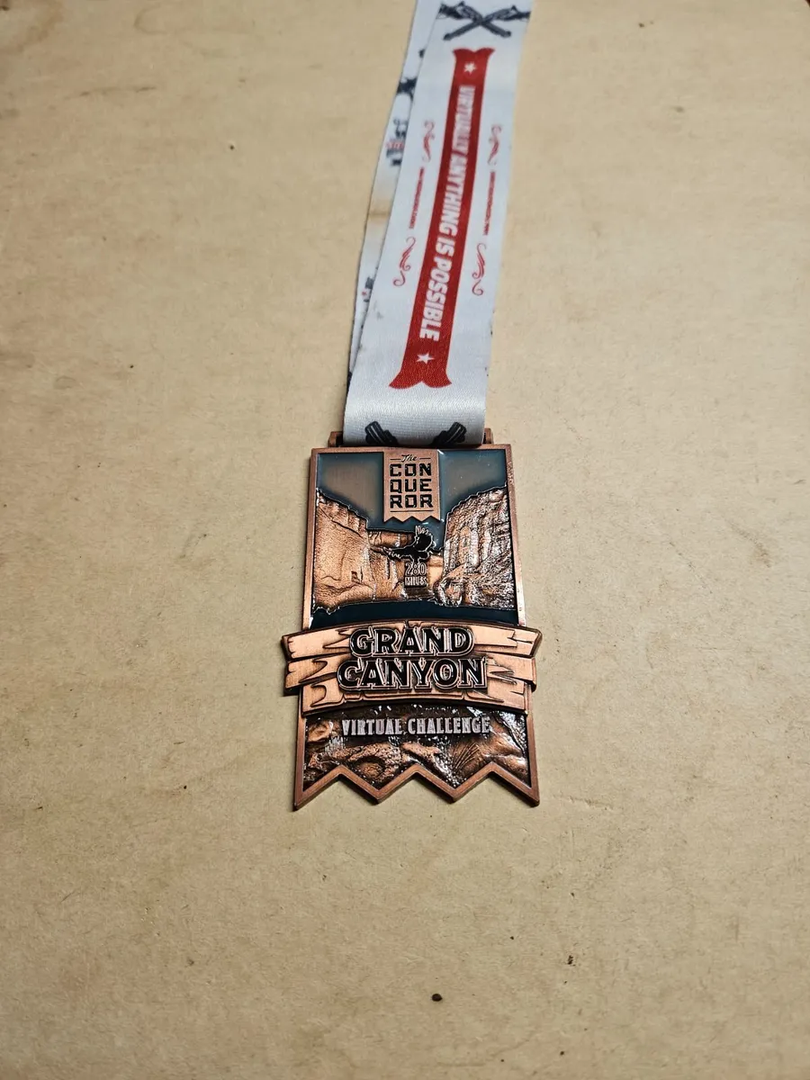 Conquer Grand Canyon Virtual Challenge Medal - Image 1