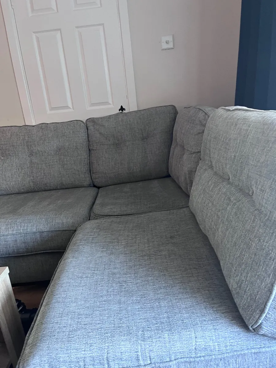 Corner Sofa, Armchair & Pouffe - Image 4