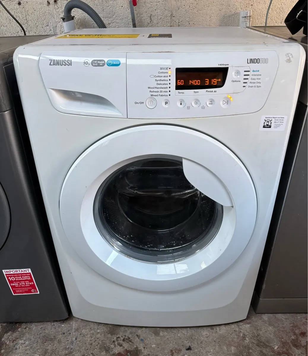 Zanussi Washing Machine - 10kg Drum