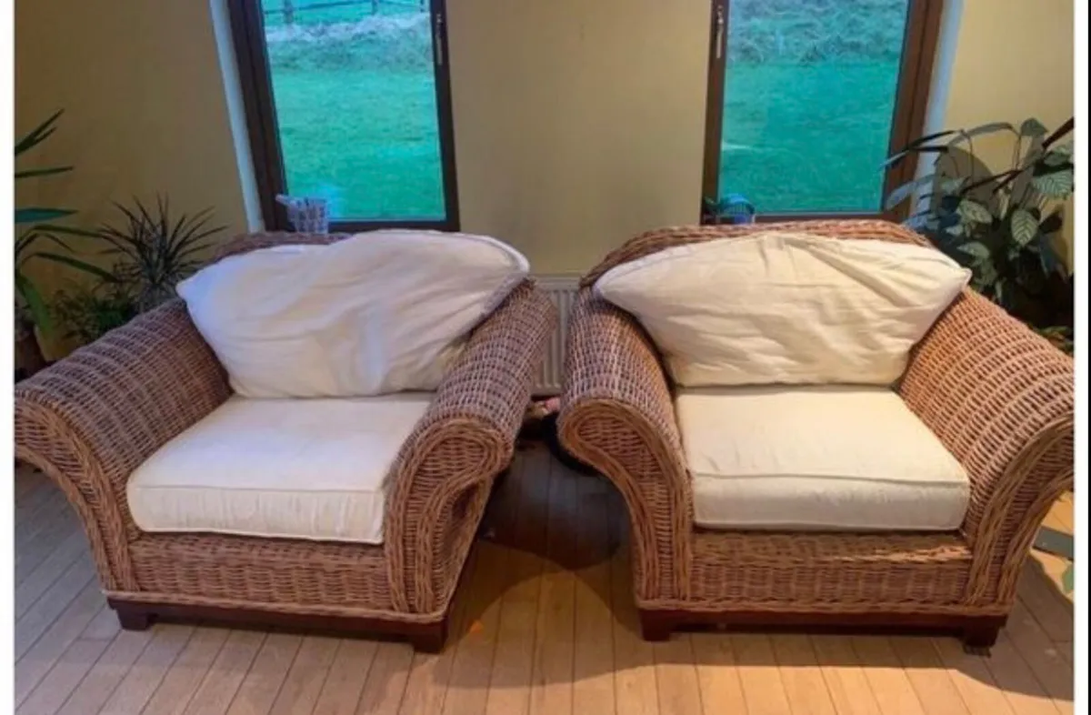 Sunroom Armchairs - Wicker (2) - price each