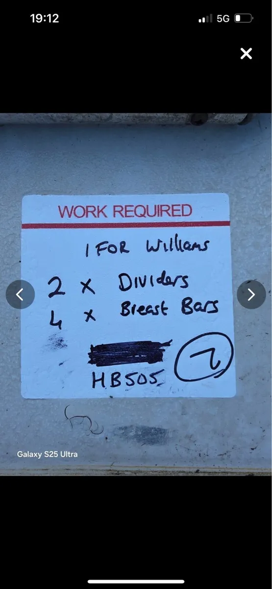 Ifor Williams hb510 + hb505 dividers and bars - Image 2