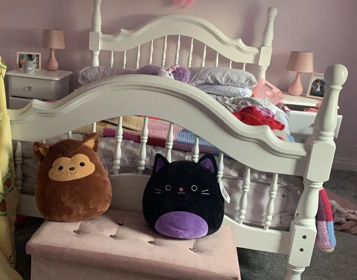 Double White Bedframe - Image 3