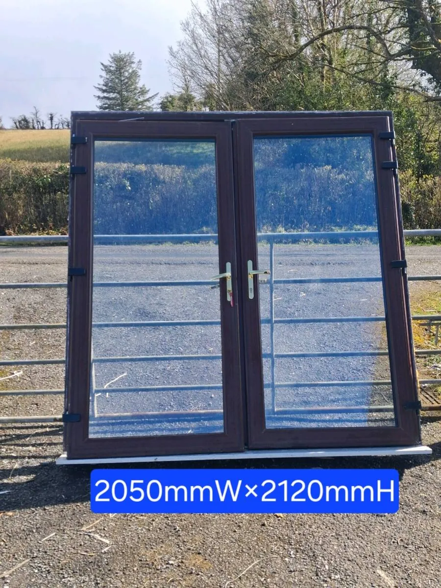 PVC FRENCH DOORS TRIPLE GLAZED