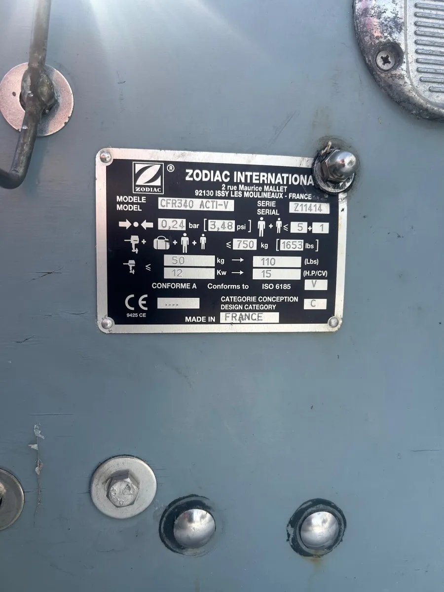 Zodiac 3 meter Rib - Image 2