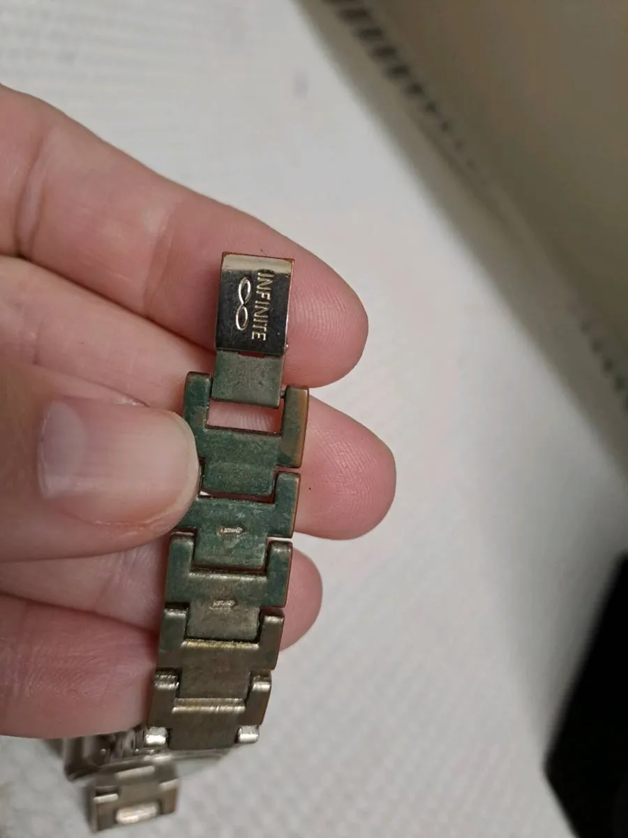 Infinite Ladies Watch – Gold Tone, Crystal Bezel - Image 3