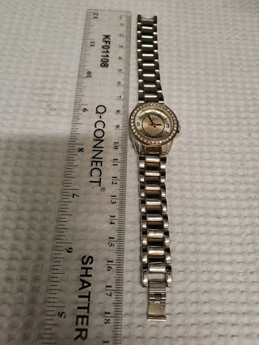 Infinite Ladies Watch – Gold Tone, Crystal Bezel - Image 4