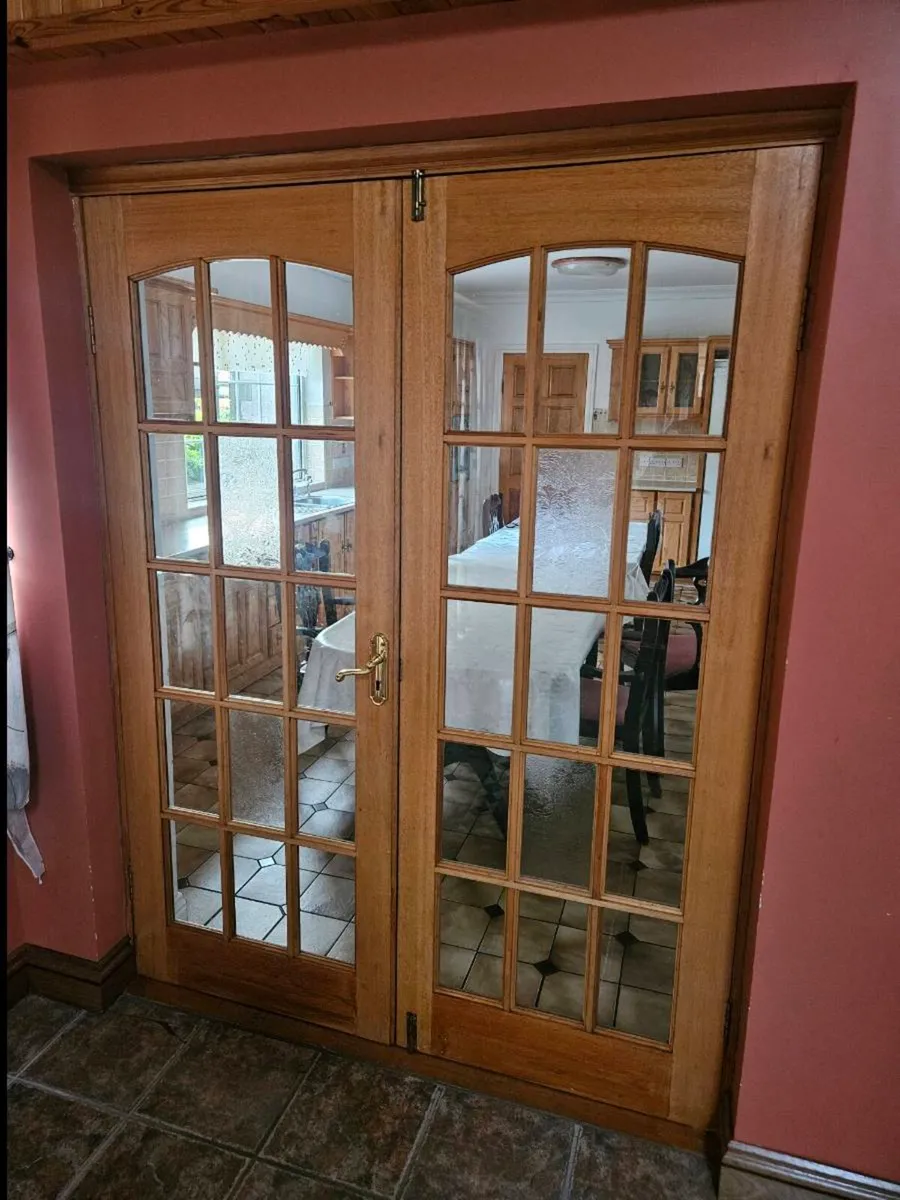 Internal glazed french doors - Image 1