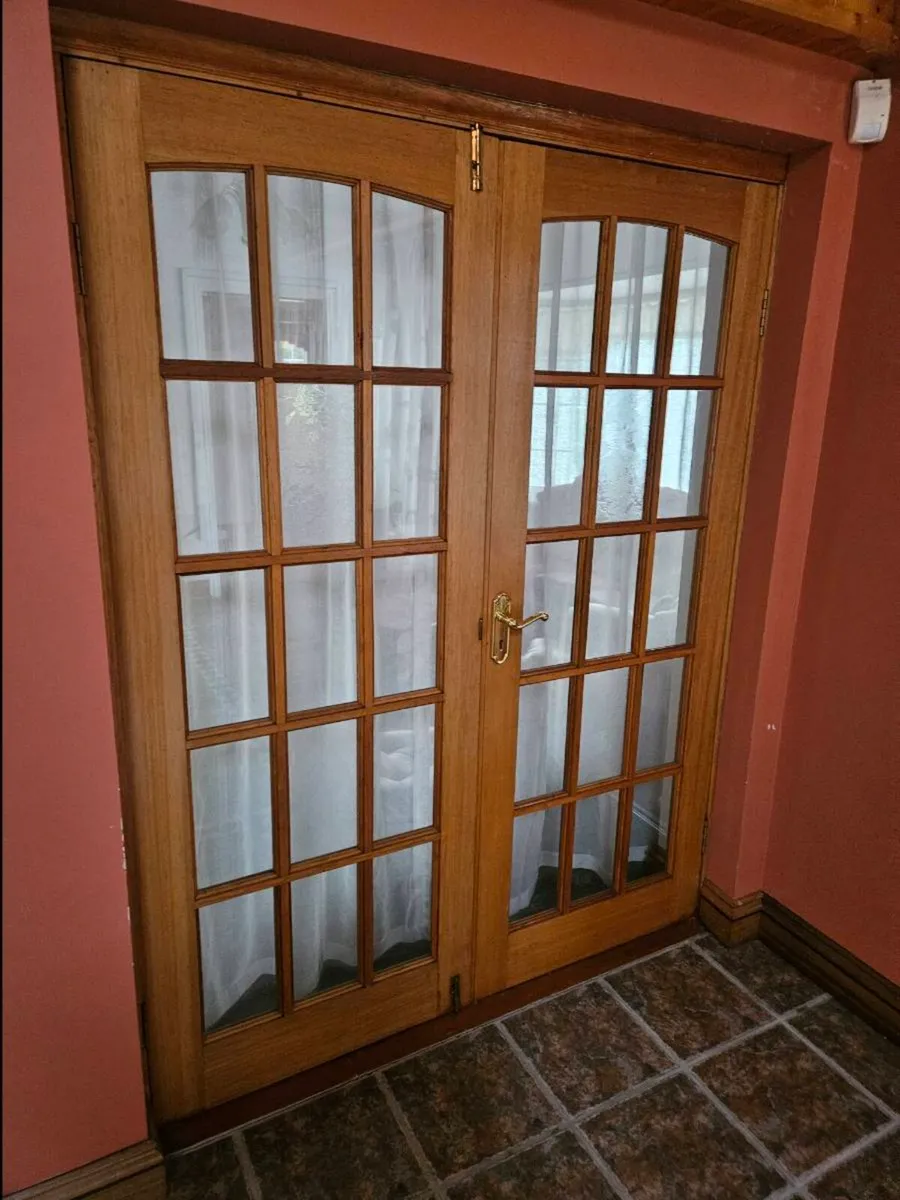 Internal glazed french doors - Image 2