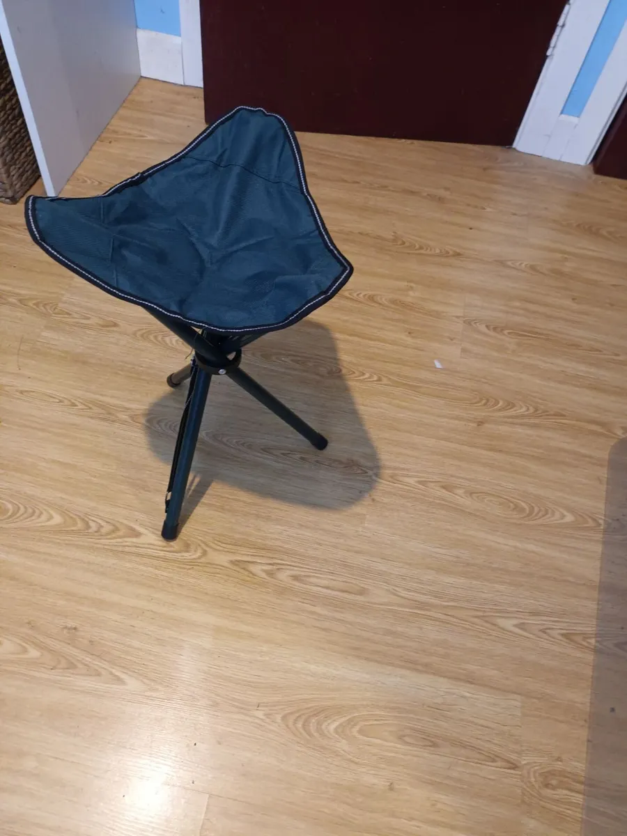 Three legged Camping Stool - Image 1