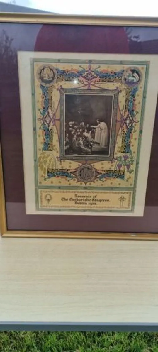 Vintage picture -Souvenir of the Christian Congres - Image 1