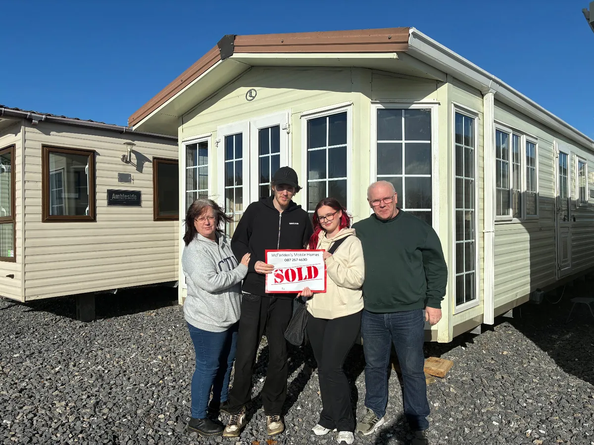 SNAPPED UP AT MC FADDENS MOBILE HOME WAREHOUSE - Image 1