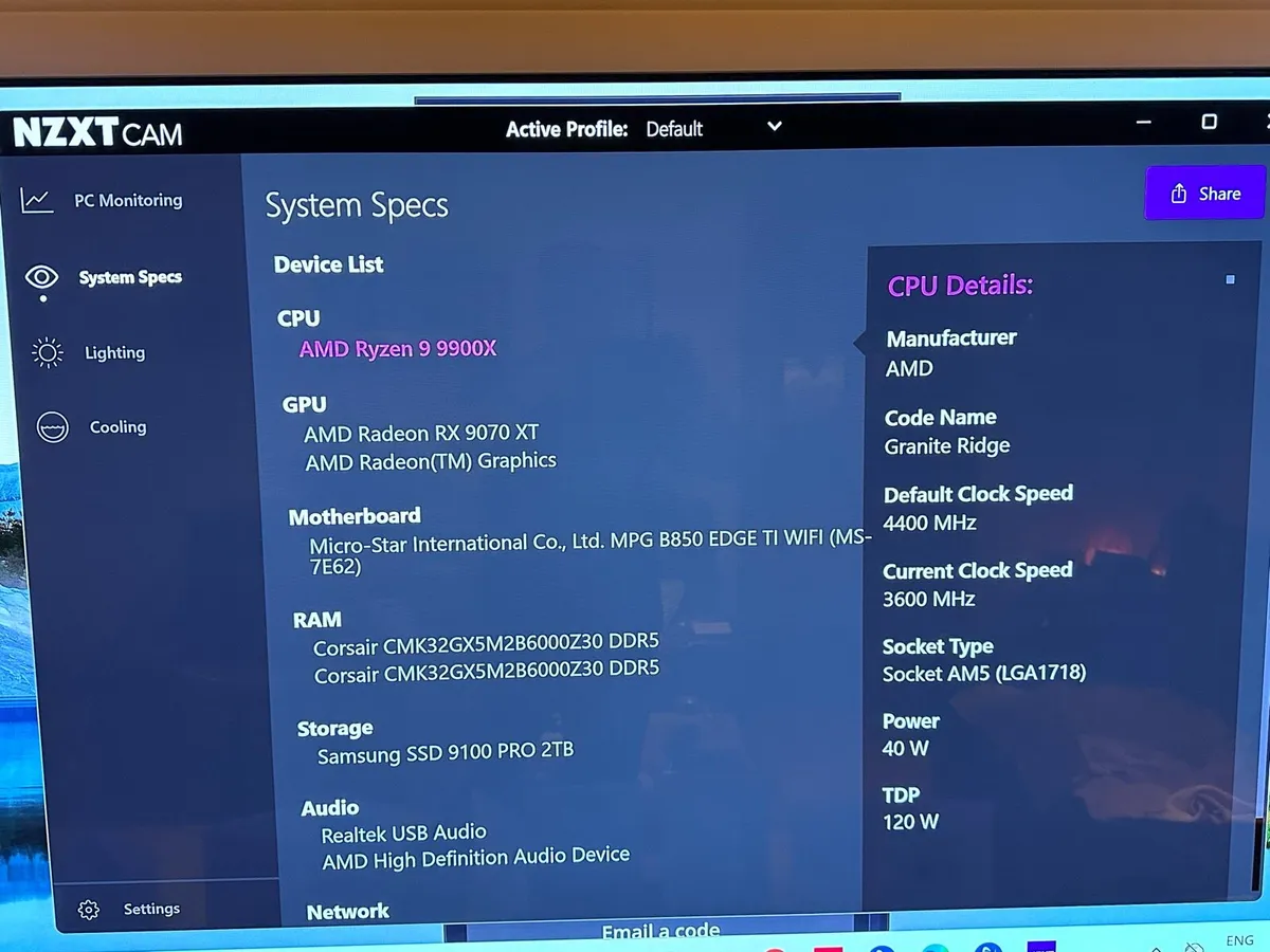 High Spec.Ryzen 9 9900x, RadeonRX9070, 32GB  RAM, - Image 4